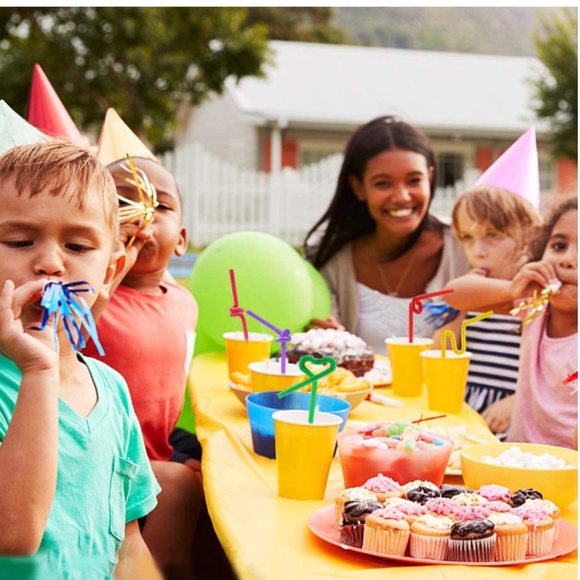 NEW! 200 Pcs Colorful Plastic Long Flexible Straws - Picture 7 of 7